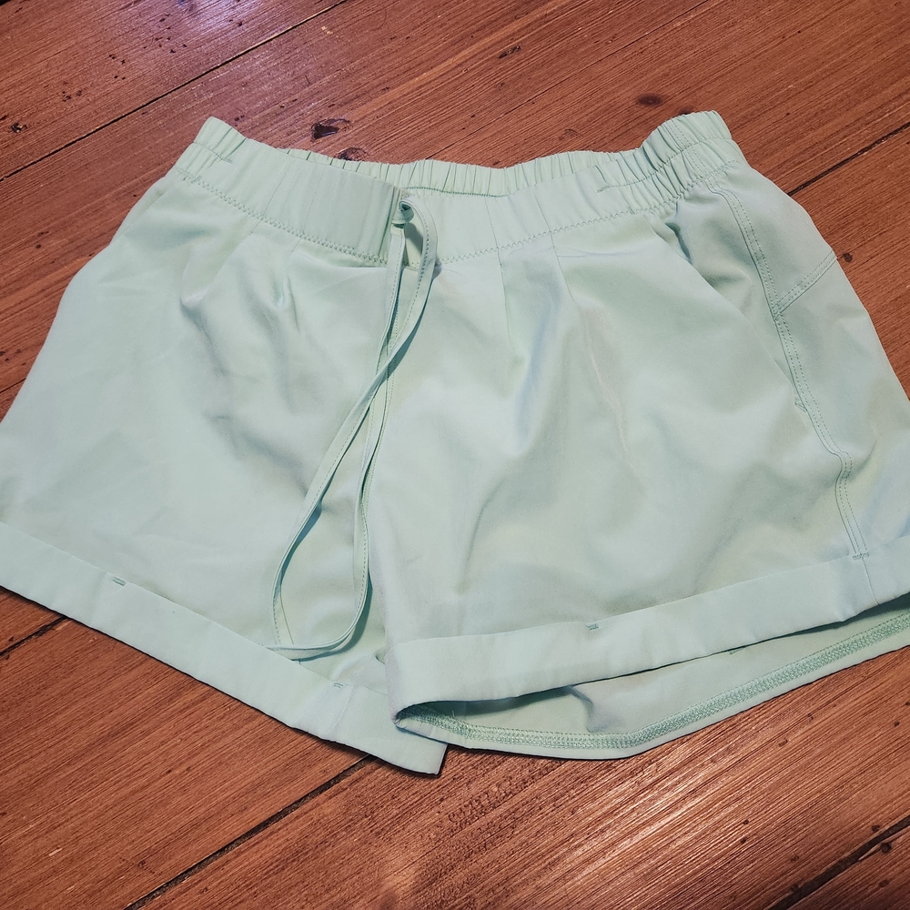 Mint Green Women's Athletic Shorts
